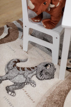 Atlas Jurassic Grå/Natur - Barnmatta - K/M Carpets | Mattfabriken