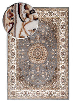 Dubai Medallion Grå - Klassisk Wilton - K/M Carpets | Mattfabriken