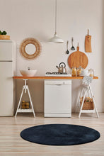 Feel Blå - Rund Ryamatta - K/M Carpets | Mattfabriken