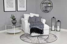 Ibiza Tree Grå - Rund Matta - K/M Carpets | Mattfabriken