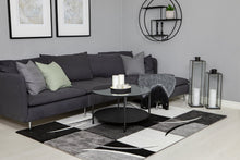 London Patch Svart - Rund Matta - K/M Carpets | Mattfabriken