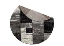 London Square Svart - Rund Matta - K/M Carpets | Mattfabriken