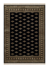Teheran Lahori Svart - Tvättbar matta - Viskoslook - K/M Carpets | Mattfabriken