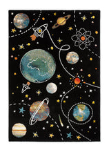 Atlas Space Svart - Barnmatta - K/M Carpets | Mattfabriken
